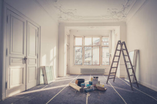 renovation - apartment during  restoration